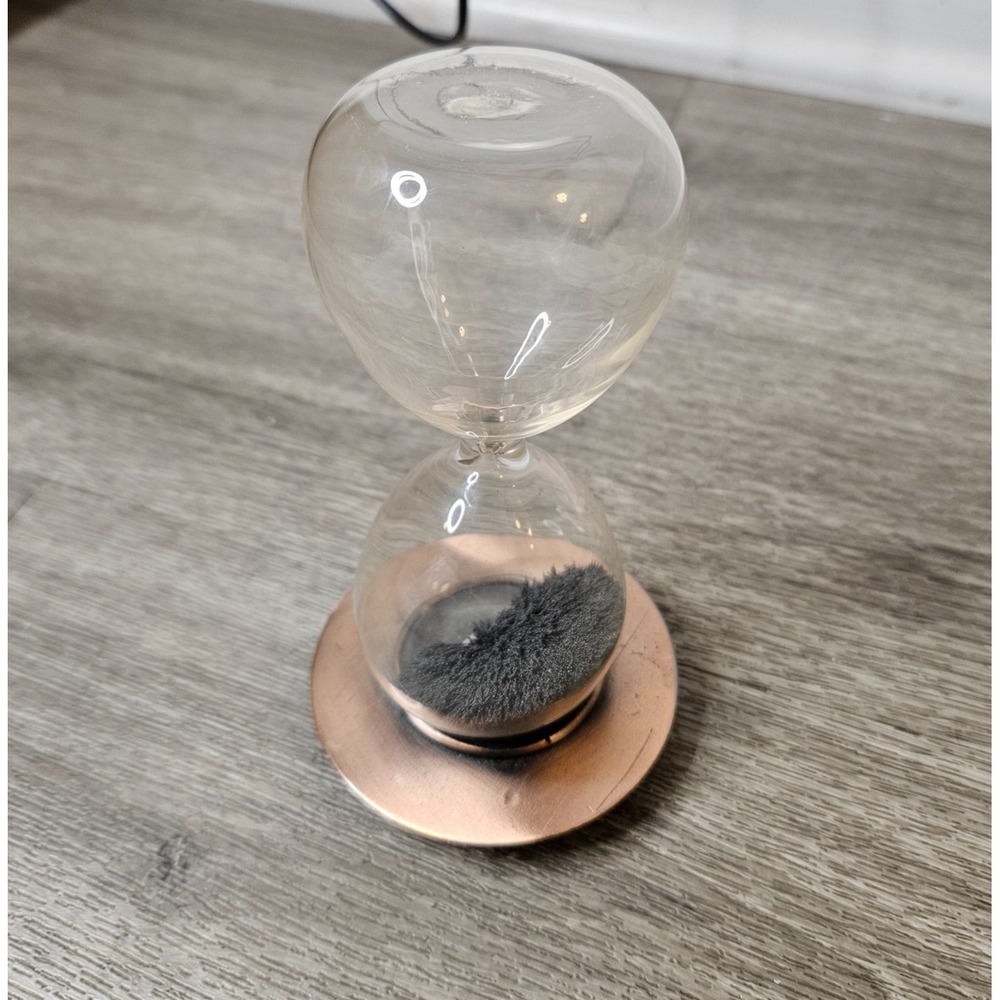 REVERSIBLE MAGNETIC SAND TIMER WESTMINSTER HOURGLASS Office Decor